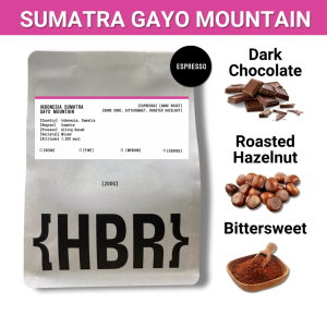 Indonesia Sumatra Gayo Mountain Coffee Bean | Dark Roast 100% Arabica Whole Bean