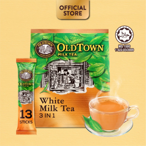 OLDTOWN Instant 3in1 Premix Milk Tea, 13 Sticks white milk tea